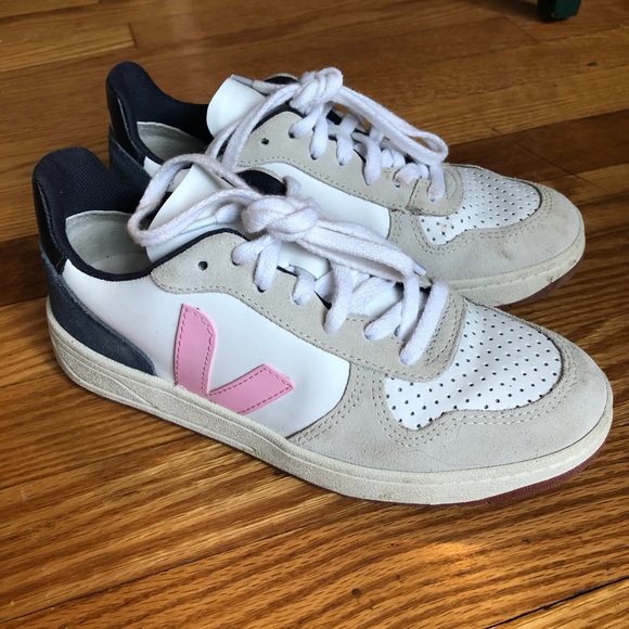 Veja Shoes - Veja x Madewell v-10 sneakers pink navy 36 5 6